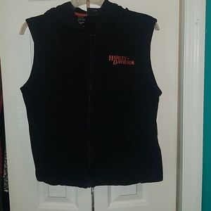 Harley Davidson tank zip vest.